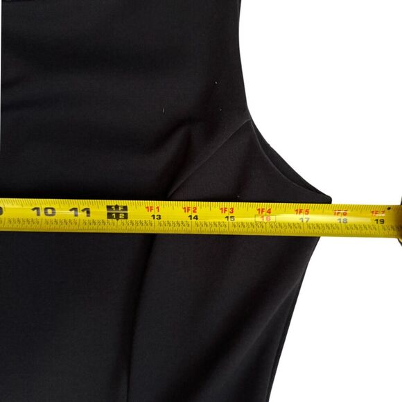 Sharagano Black Fit & Flare Sleeveless Dress Aize 8 - Picture 10 of 11